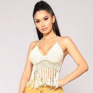 Fashion Nova Cloud Nine Fringe Top